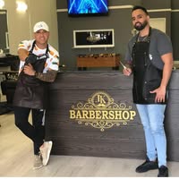 JK BARBERSHOP logo